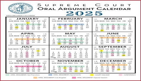 Oral Argument Calendar - William K. Nakamura Courthouse, Seattle Washington