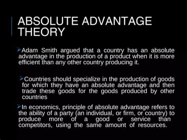a country has an absolute advantage in the production of a product when it