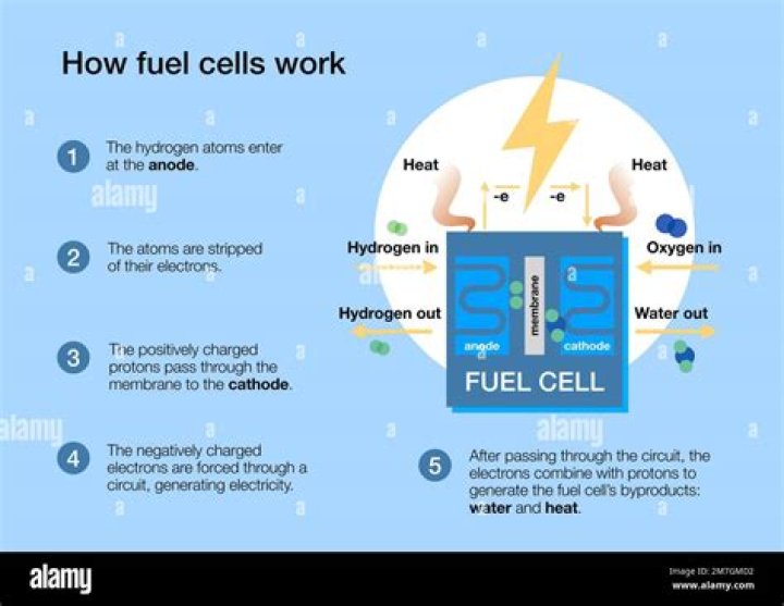 describe how a fuel cell works brainly