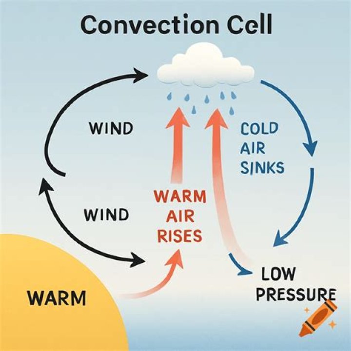 explain how convection currents transfer heat in the atmosphere