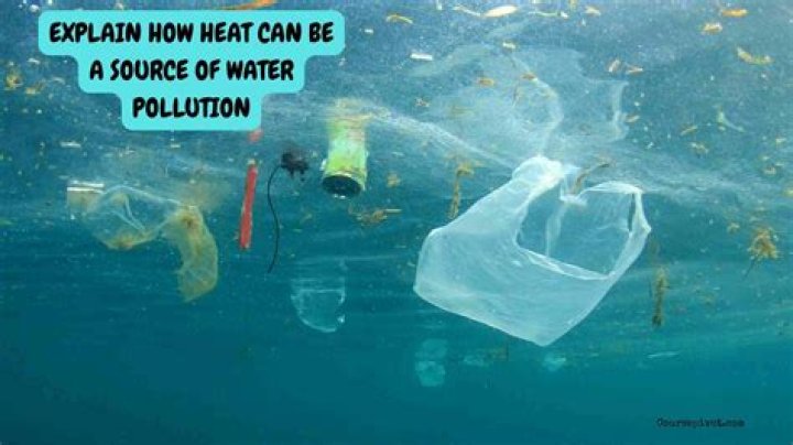 explain how heat can be a source of water pollution