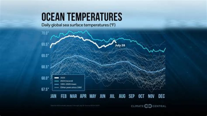 explain how ocean temperatures affect the climate of coastal cities.