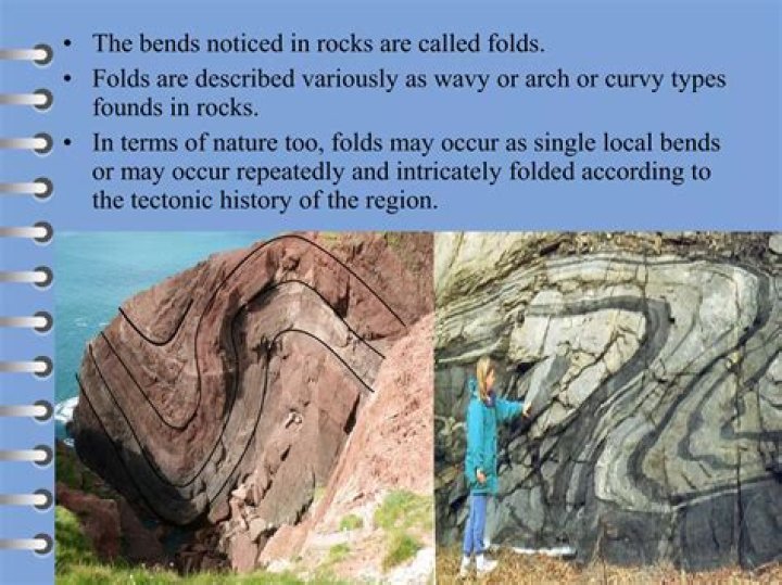 folding occurs when rocks behave as