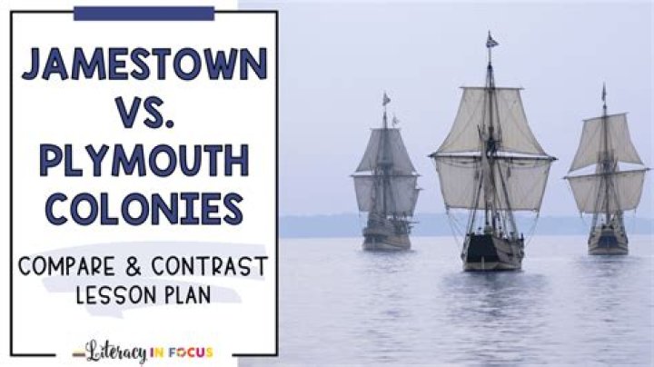 how are jamestown and plymouth different