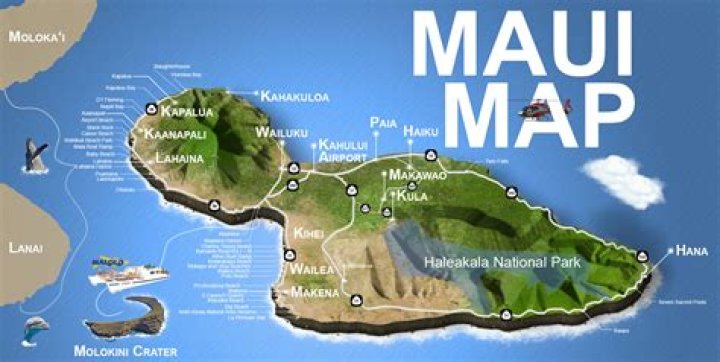 how big is maui island