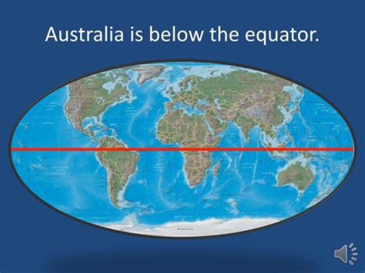 how close is australia to the equator