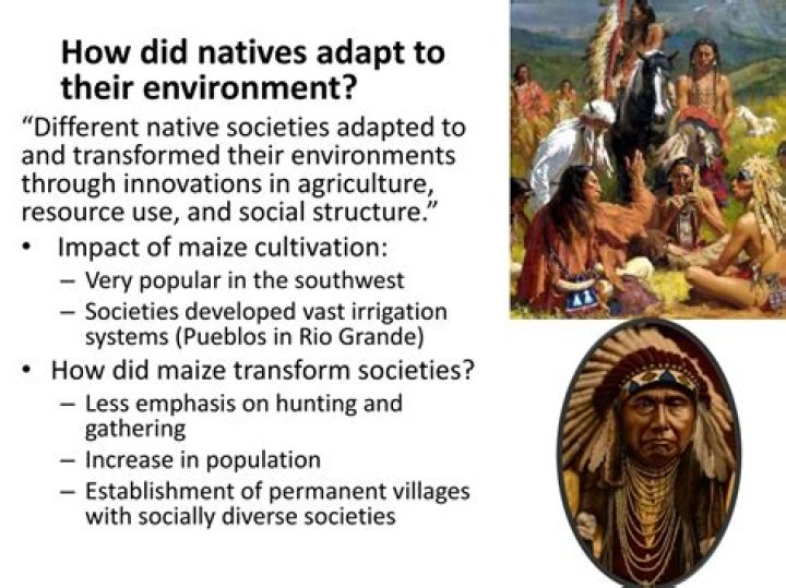how did native american adapt to their environment
