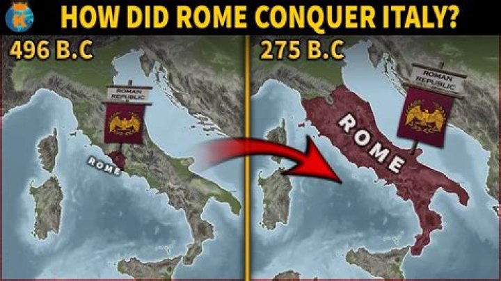 how did rome conquer italy