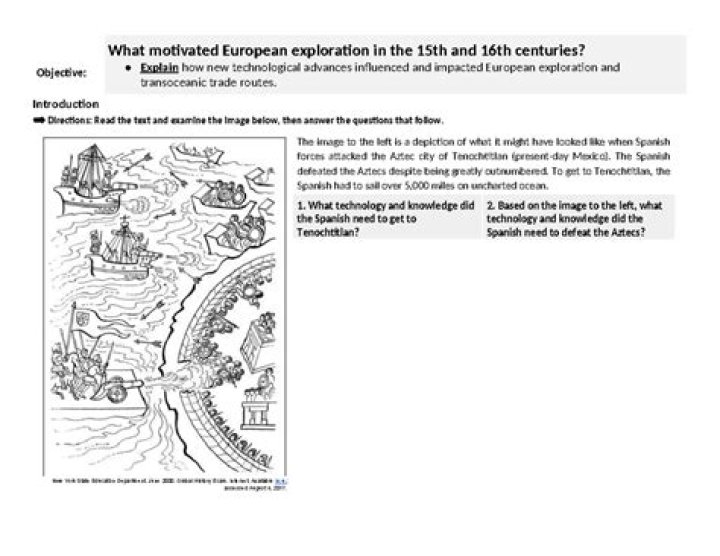 how did technological innovation impact the age of exploration