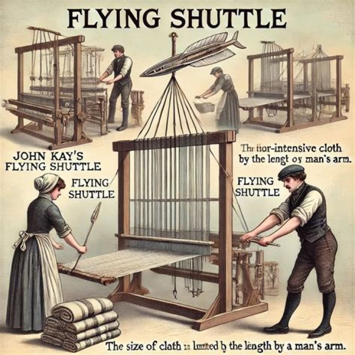 how did the flying shuttle impact society