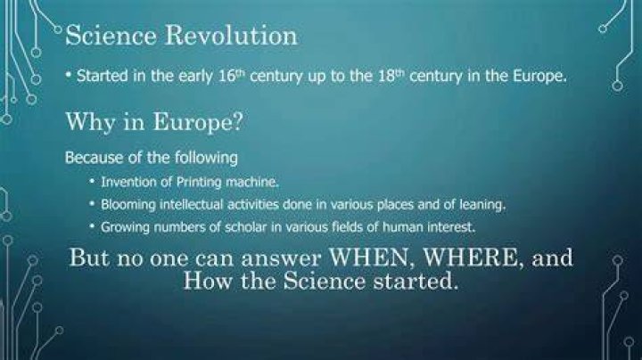 how did the scientific revolution change europe