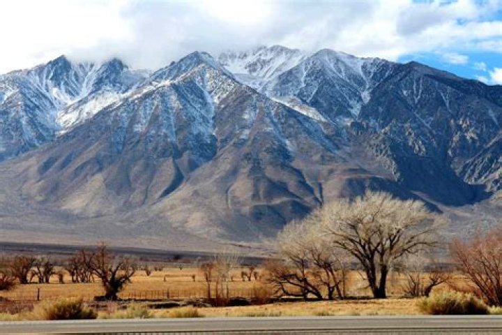 how do mountains affect dry areas like nevada?