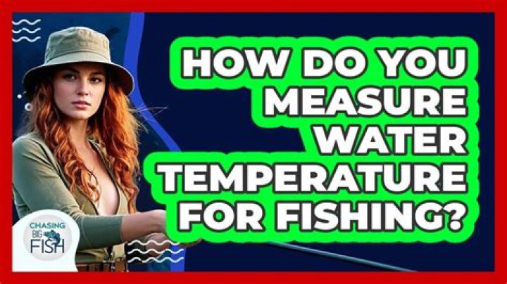 how do you measure water temperature