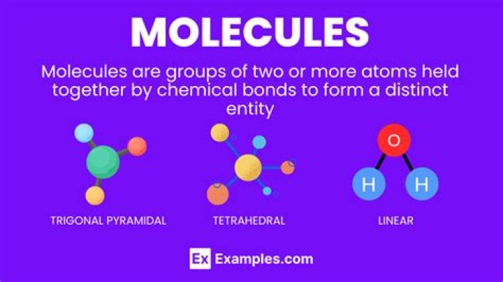 how does a molecule differ from an atom? give an example.