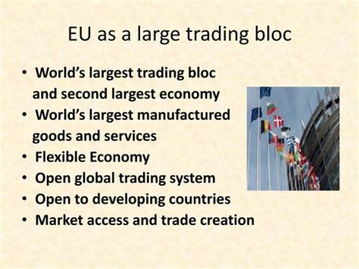 how does creation of an eu trading bloc unite europe
