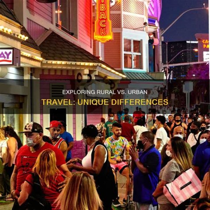 how does rural travel differ from urban travel