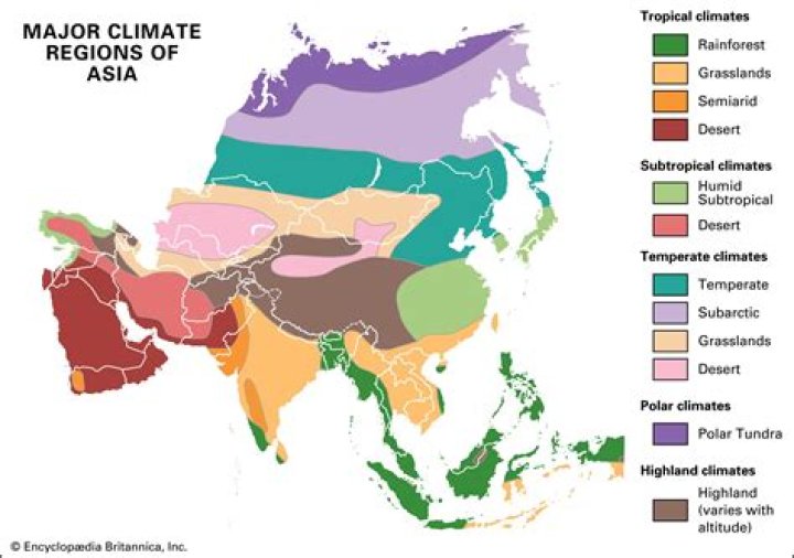 how does the climate of southeast asia vary among regions