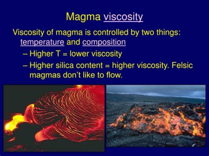 how does the viscosity of magma change as magma cools?