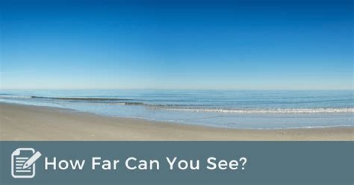 how far can you see land from the ocean