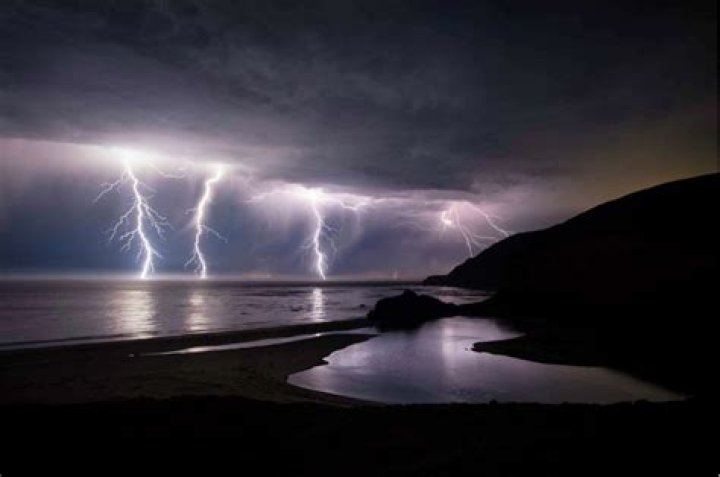 how hot is lightning compared to the sun