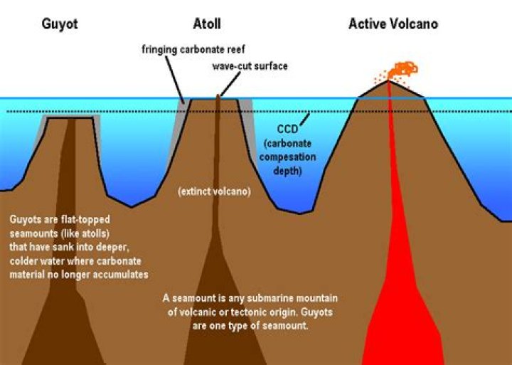 how is a guyot formed