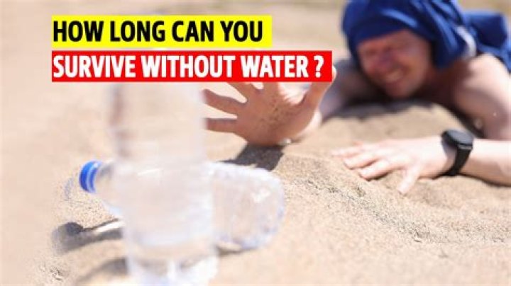 how long can a camel last without water