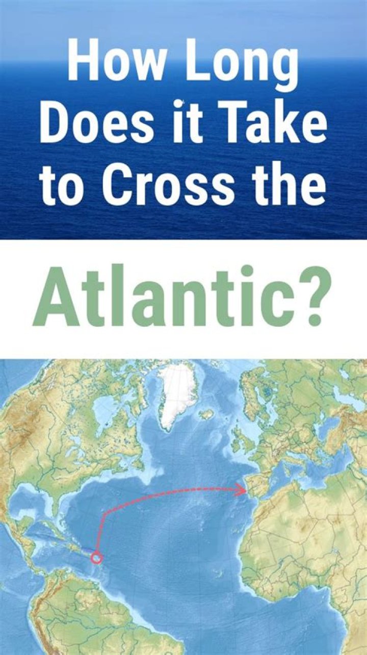 how long did it take to cross the atlantic in 1890