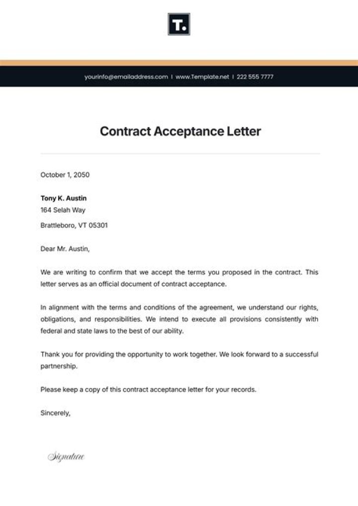 how long does it take to get an acceptance letter