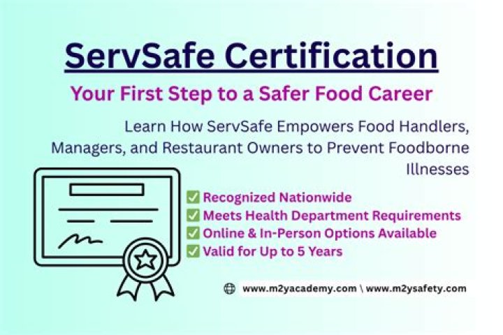 how long is a servsafe certificate good for