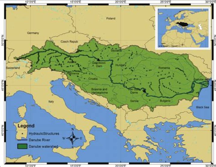 how long is the danube river