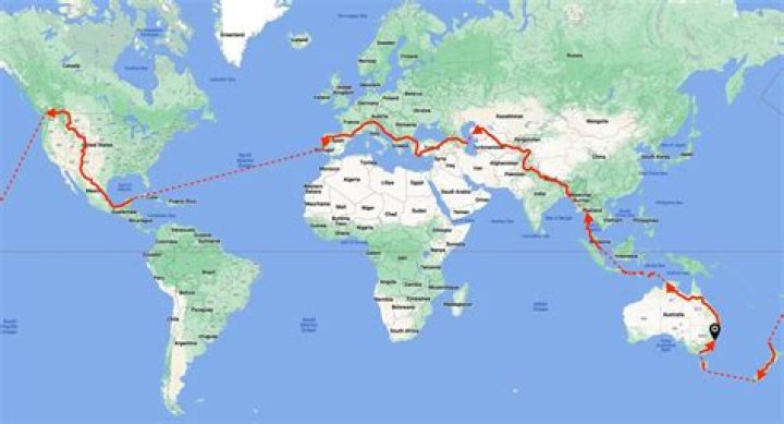 how long to walk around the world