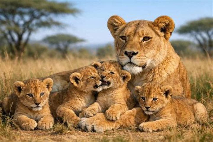 how many babies do lions have
