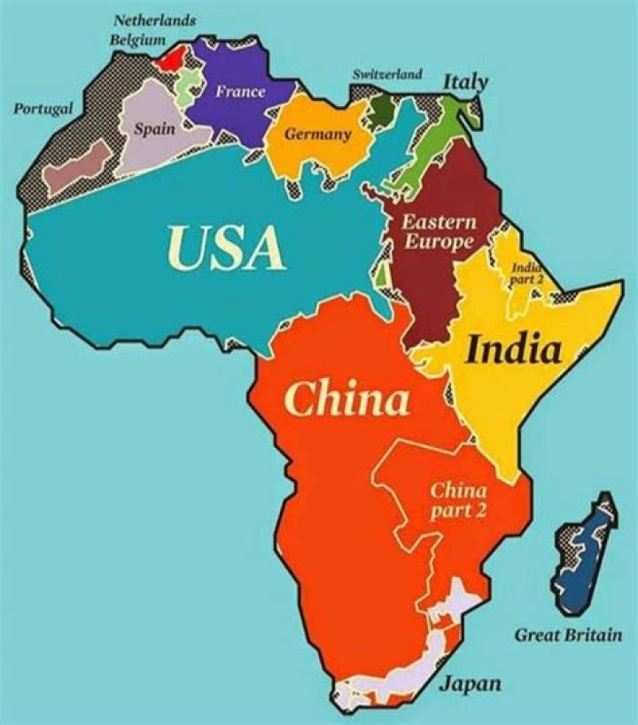 how many countries fit in africa