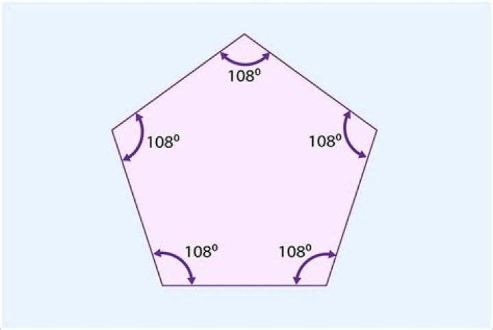 how many degrees is in a pentagon