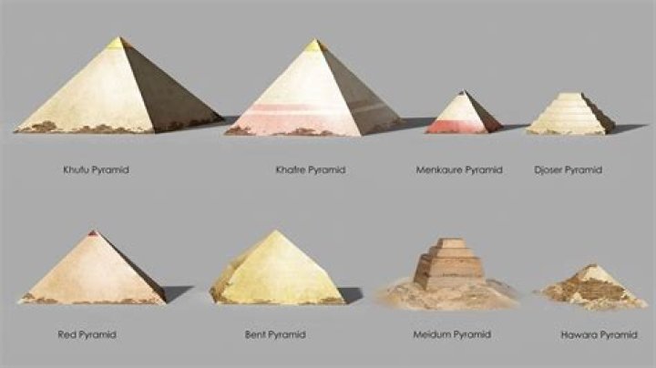how many sides do the egyptian pyramids have