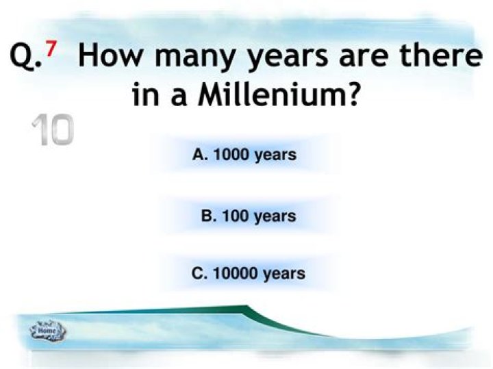 how many years are there in a millenium