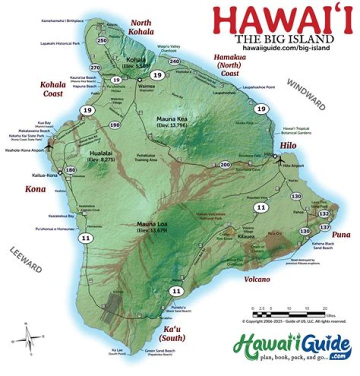 how old is hawaii big island