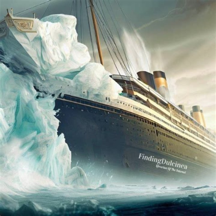 how tall was the iceberg that hit the titanic
