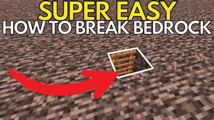 how to blow up bedrock