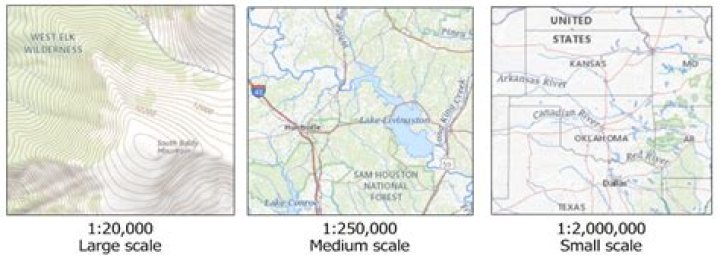 how to determine the scale of a map