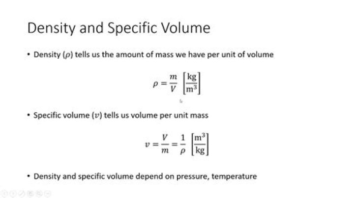 how to find specific volume