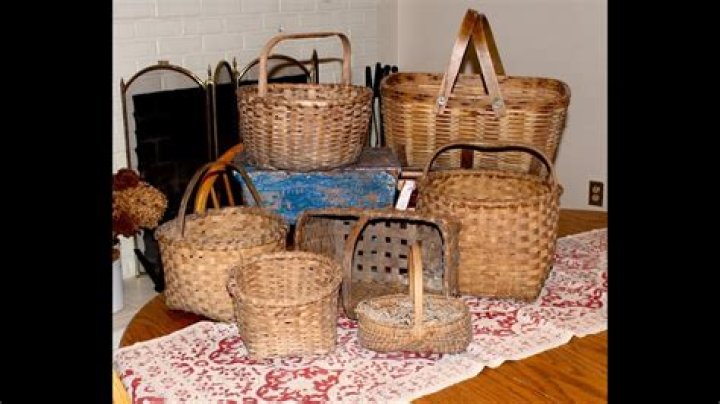 how to identify antique baskets