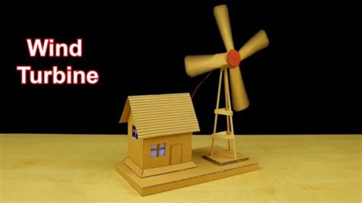 how to make a wind turbine model project