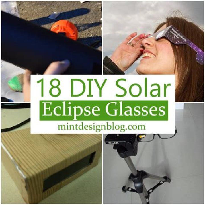 how to make solar eclipse glasses at home