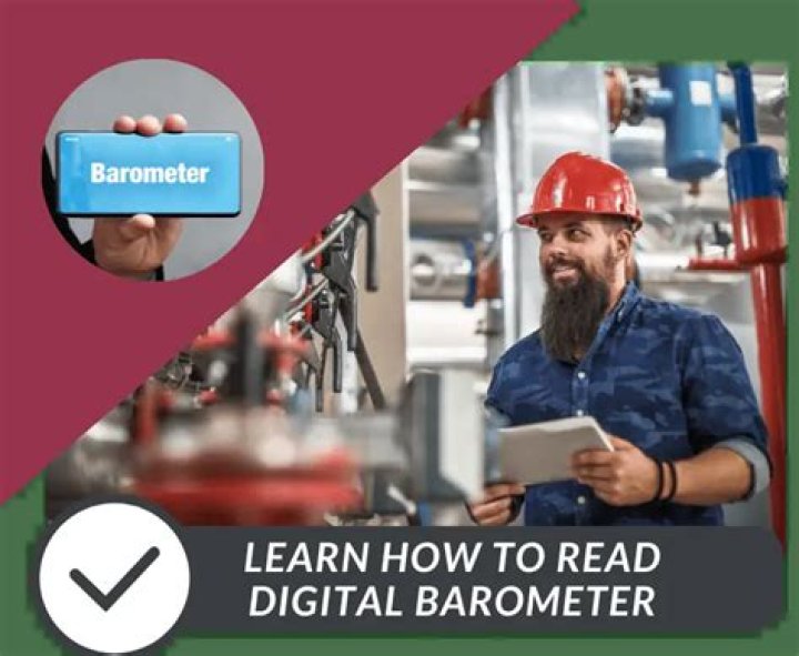 how to read digital barometer