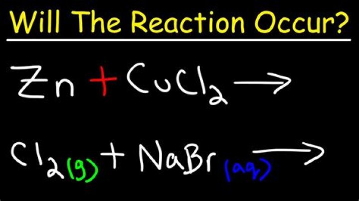 how to tell if a reaction will occur
