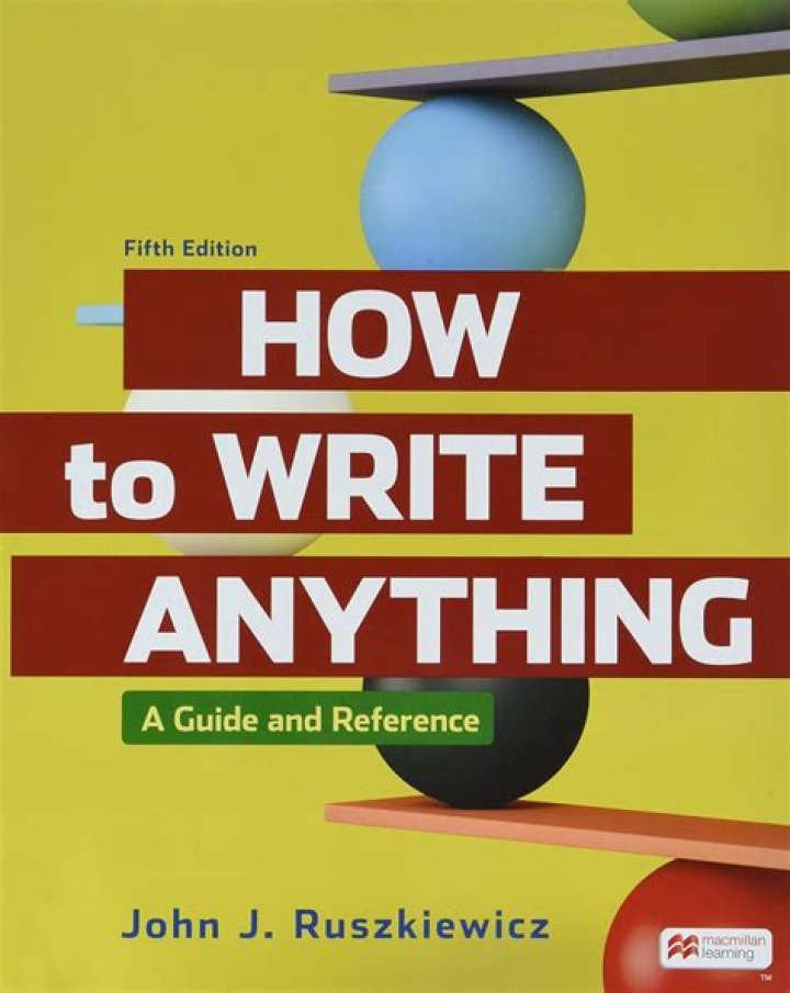 how to write anything 4th edition