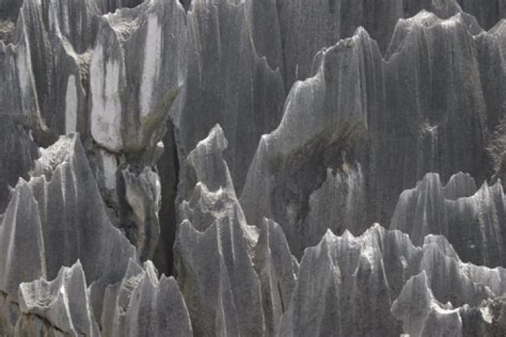 how was the stone forest in china formed