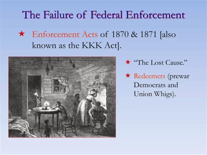 how were violators of the enforcement act of 1870 punished