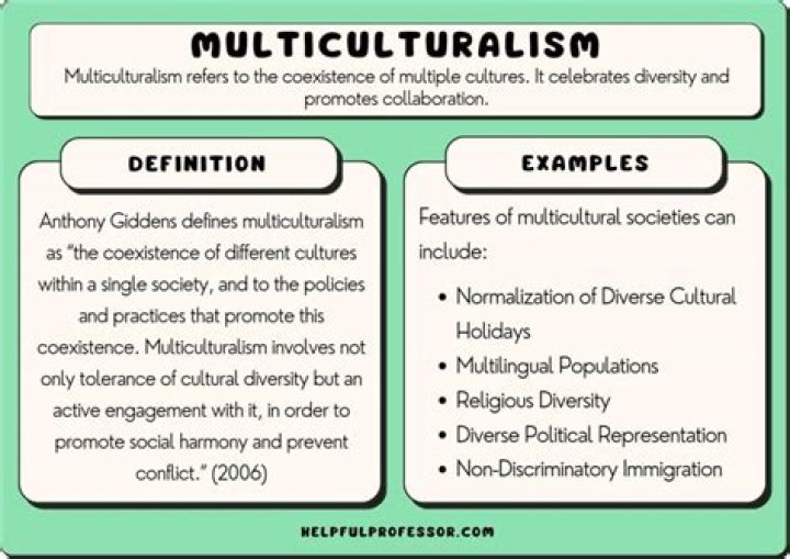multiculturalism is usually linked with what other term